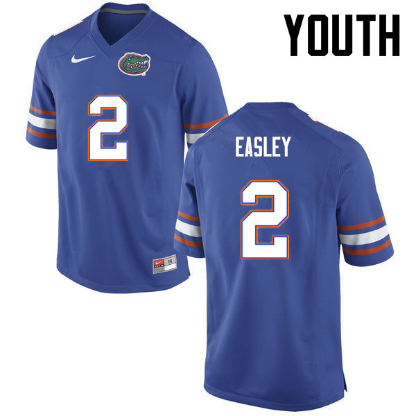 Youth Florida Gators #2 Dominique Easley College Football Jerseys-Blue